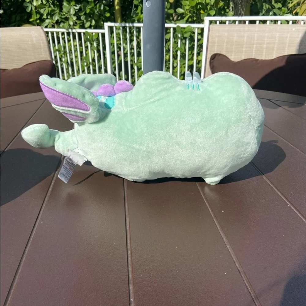 GUND Pusheen Dragonsheen Squeezer Wing Movement Stuffed Cat Dragon, Green - Picture 3 of 10